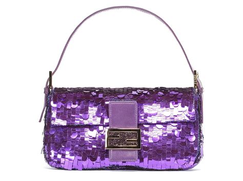 sequin fendi baguette
